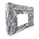 Modern Arabescato Fireplace Surround