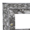 Modern Arabescato Fireplace Surround