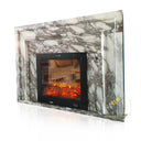 Arabescato Marble Fireplace