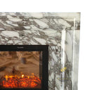 Arabescato Marble Fireplace