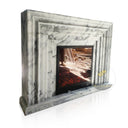Large Arabescato Marble Fire Surround