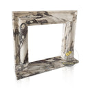 Modern Marble Fireplace Surround Calacatta Viola