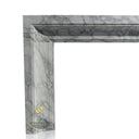 Contemporary Arabescato Marble Fireplace Surround