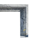 Contemporary Arabescato Marble Fireplace Surround