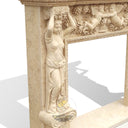 Honed Marble Fireplace Surround Antique Style
