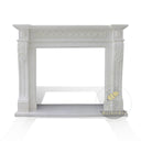 White Marble Fire Surround and Hearth