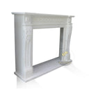 White Marble Fire Surround and Hearth