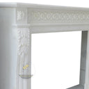 White Marble Fire Surround and Hearth