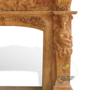 Custom Travertine Fireplace overmantel Surround