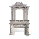 Antique Marble Fireplace Mantel