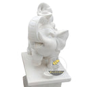 Large White Marble Elephant Statue