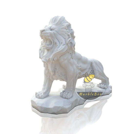 Stone lion garden statue customization 