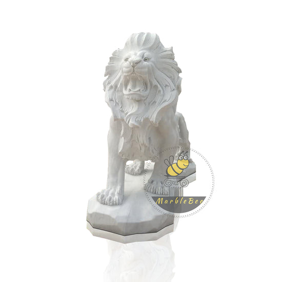 Stone lion garden statue customization 