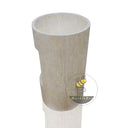 Travertine Pedestal Sink Elegant Round 33.5" Tall