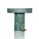 Prada Green Marble Monolithic Basin Sink 34" Tall 35.8" Width