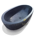 Limestone Bathtub-Black Stone