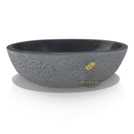 Black Limestone Bath Tub