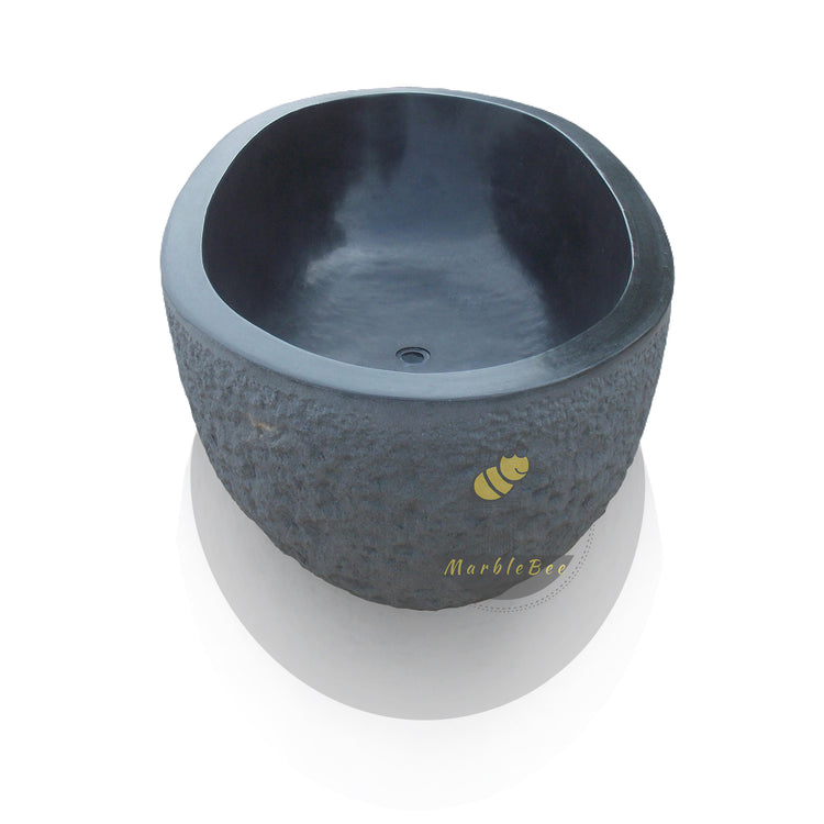 Black Limestone Bath Tub