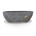 Black Limestone Bath
