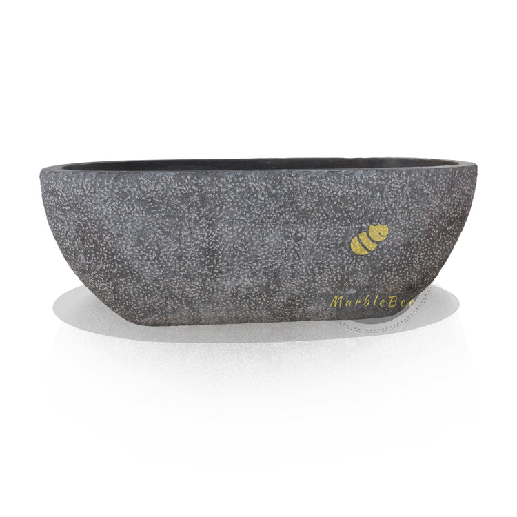 Black Limestone Bath