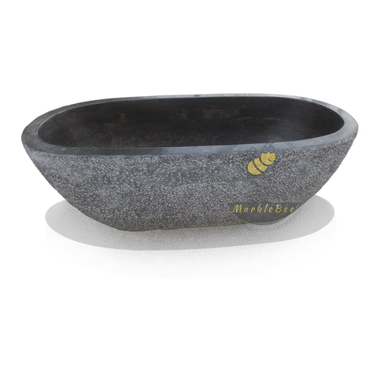 Black Limestone Bath