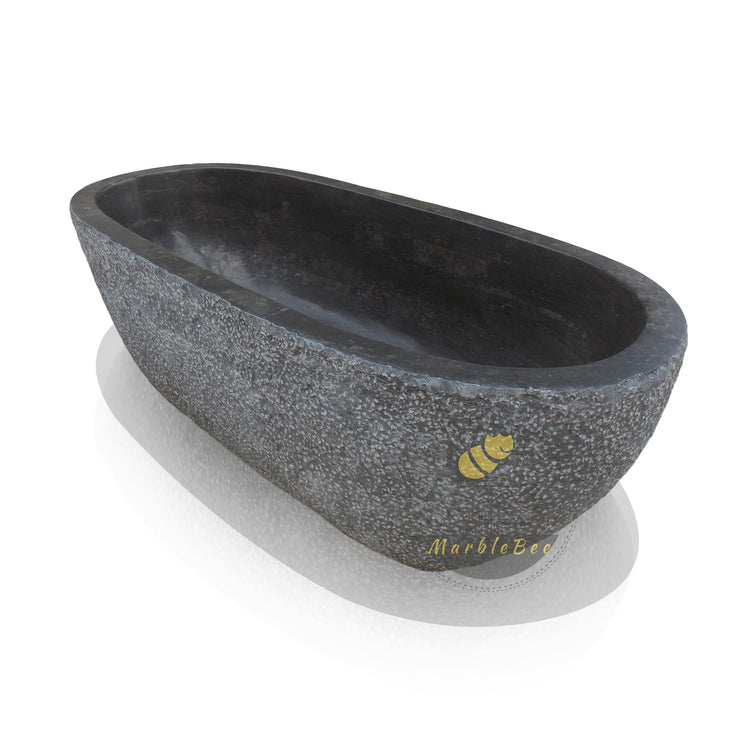 Black Limestone Bath