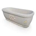 Beige Limestone bathtub