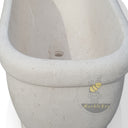 Beige Limestone bathtub