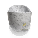 White Carrara Marble Bath