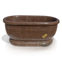 Tan Marble Bathtub Brown Marble