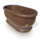 Tan Marble Bathtub Brown Marble