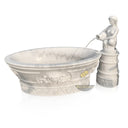 Custom Marble bathtub White Marble