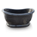 Custom Limestone Tub with Pedestal