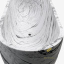White Custom Carrara Marble Bath