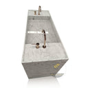 Floating Marble Vanity with custom drawers Italy Arabescato Marble