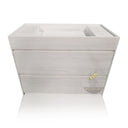 Premium Marble Vanity with Drawer and Sink - Italy Duna White Marble