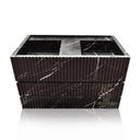 Black Marble Vanity Tops With Custom Drawer Nero Marquina