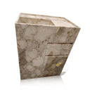 Freestanding Marble Vanity Sink With Drawer - Breccia Oniciata Marble