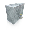 Freestanding Marble vanity Italy Carrara Pedestal Sink with drawer