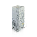 Marble Pedestal Sink with drawer Italy Arabescato Marble