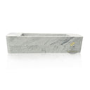 Floating Marble Sink with drawer 60 Inch Italy Carrara Marble