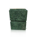 Floating Marble Vanity Green Marble with custom drawer