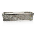 Floating Marble Vanity with custom drawers