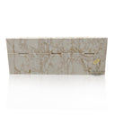Floating Marble Vanity with custom drawers