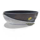Black Granite Tub Half with Chiseled Half Polished Finish Perfect for Luxury Projects