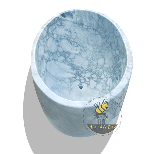 Marble Bathtub: Hand-Carved Luxury from One-Piece Marble Block