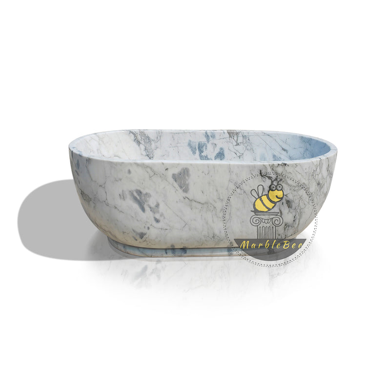 Marble soaking tub