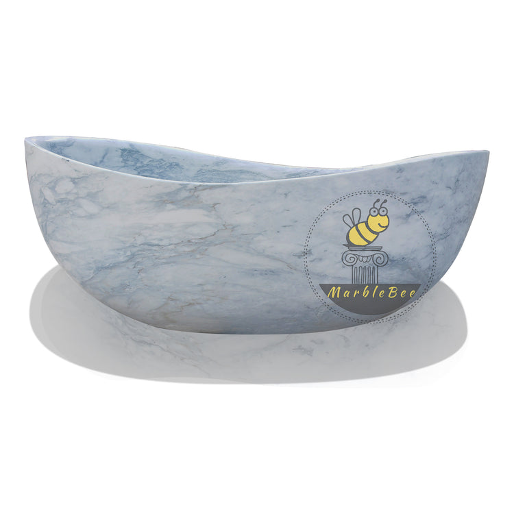 Arabescato marble bathtub large marble bath