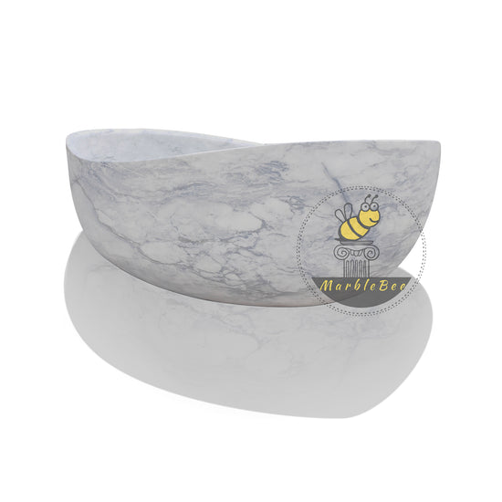 Arabescato marble bathtub large marble bath