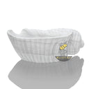 Stone Bathtub Conch shape hand-carved from Solid white stone Shell Shape Design for Your Bathroom